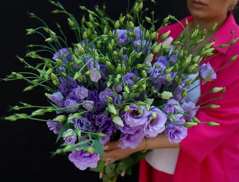 Bunch of lisianthus | ծաղիկներ, ծաղկեպսակներ, բույսեր Երևան