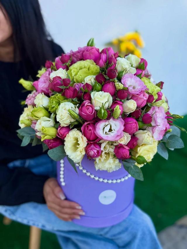 Flower box | ծաղիկներ, ծաղկեպսակներ, բույսեր - առաքում Երևան