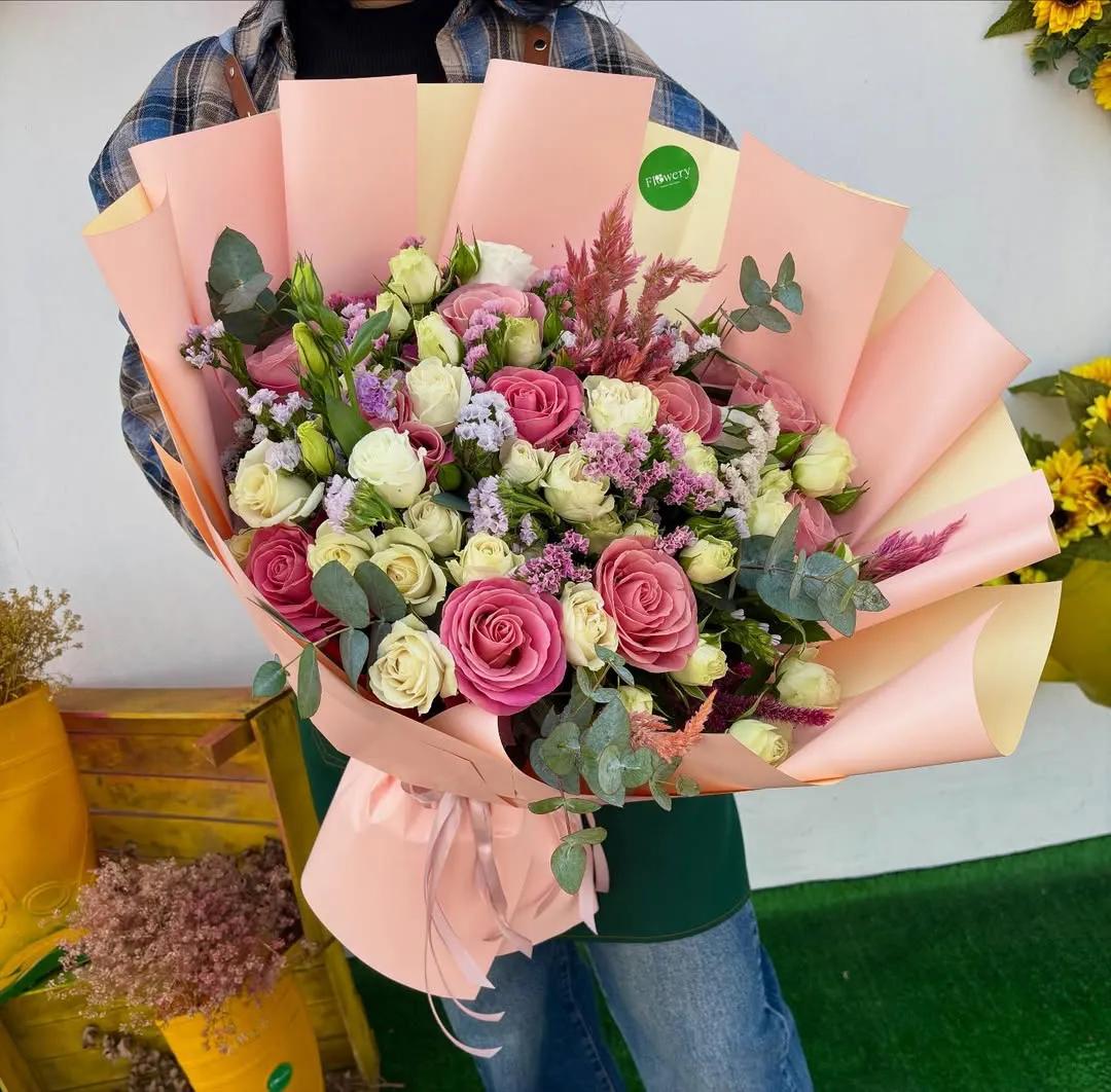 Bunch "Mix of Roses" | ծաղիկներ, ծաղկեպսակներ, բույսեր Երևան