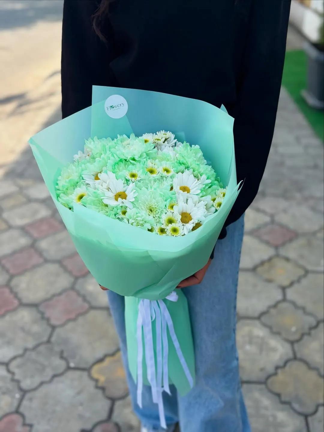 Turquoise bouquet | ծաղիկներ, ծաղկեպսակներ, բույսեր - առաքում Երևան