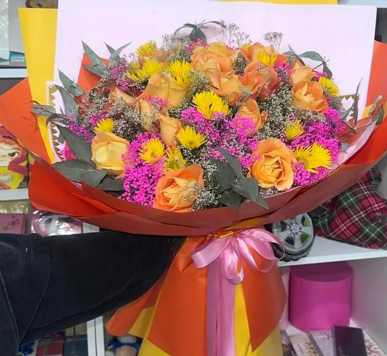 Orange bunch | ծաղիկներ, ծաղկեպսակներ, բույսեր - առաքում Երևան