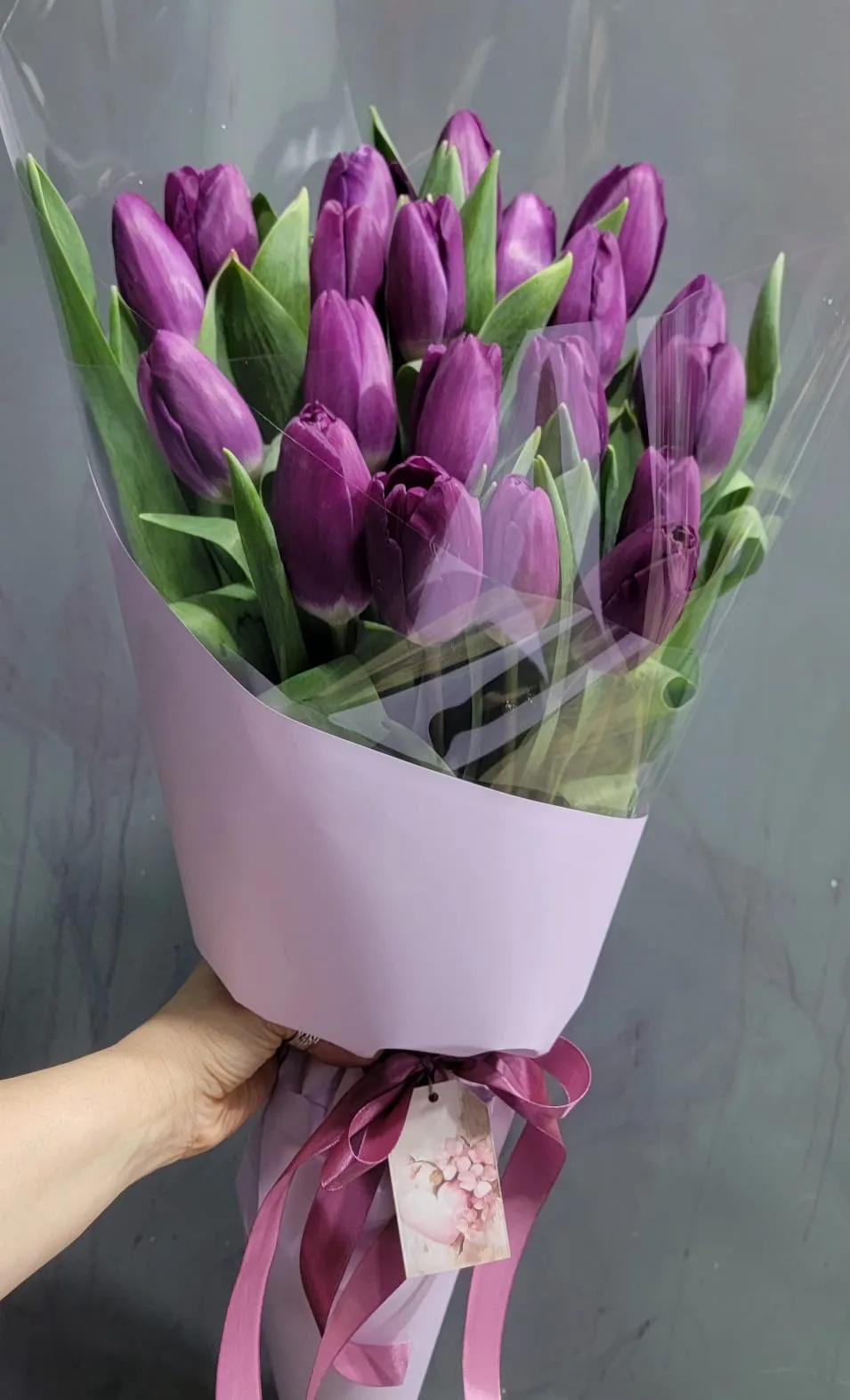 Purple tulips | ծաղիկներ, ծաղկեպսակներ, բույսեր Երևան