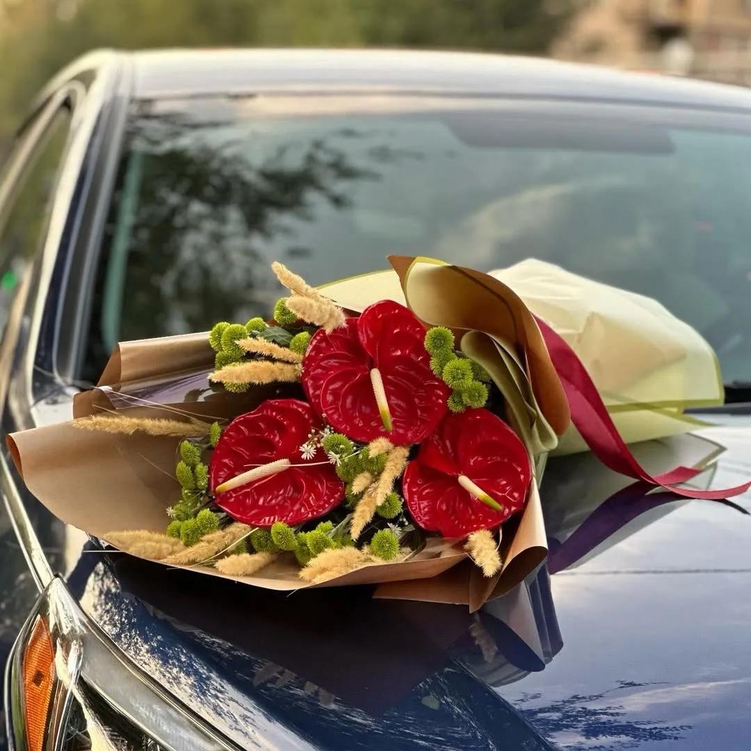 A bunch of anthuriums | ծաղիկներ, ծաղկեպսակներ, բույսեր Երևան A bunch of anthuriums | ծաղիկներ, ծաղկեպսակներ, բույսեր Երևան